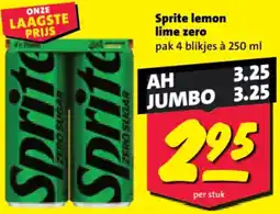 Nettorama Sprite lemon lime zero aanbieding