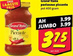 Nettorama Grand'Italia pastasaus piccante aanbieding