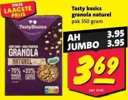 Nettorama Tasty basics granola naturel aanbieding