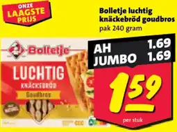 Nettorama Bolletje luchtig knäckebröd goudbros aanbieding