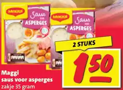Nettorama Maggi saus voor asperges aanbieding