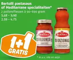 Poiesz Bertolli pastasaus of Mediterrane specialiteiten aanbieding