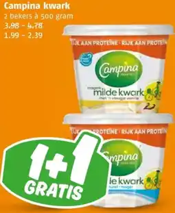 Poiesz Campina kwark aanbieding