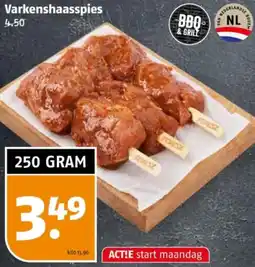 Poiesz Varkenshaasspies aanbieding