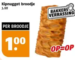 Poiesz Kipnugget broodje aanbieding