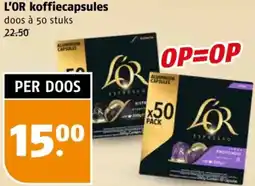 Poiesz L'OR koffiecapsules aanbieding