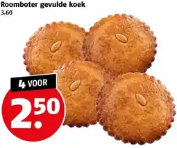 Poiesz Roomboter gevulde koek aanbieding