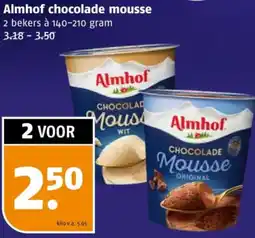 Poiesz Almhof chocolade mousse aanbieding