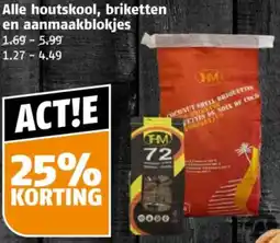 Poiesz Alle houtskool, briketten en aanmaakblokjes aanbieding