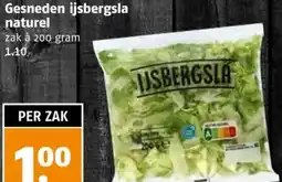 Poiesz Gesneden ijsbergsla naturel aanbieding