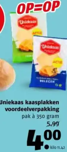 Poiesz Uniekaas kaasplakken voordeelverpakking aanbieding