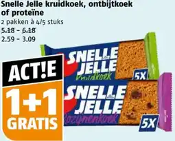 Poiesz Snelle Jelle kruidkoek, ontbijtkoek of proteïne aanbieding