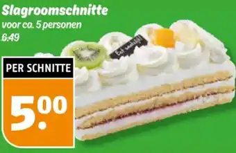 Poiesz Slagroomschnitte aanbieding