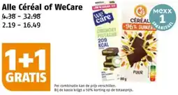 Poiesz Alle Céréal of WeCare aanbieding
