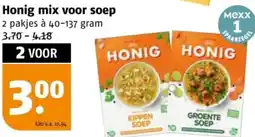 Poiesz Honig mix voor soep aanbieding