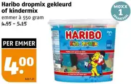 Poiesz Haribo dropmix gekleurd of kindermix aanbieding