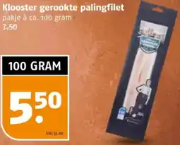 Poiesz Klooster gerookte palingfilet aanbieding