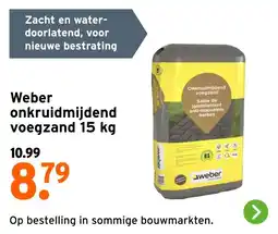 GAMMA Weber onkruidmijdend voegzand aanbieding