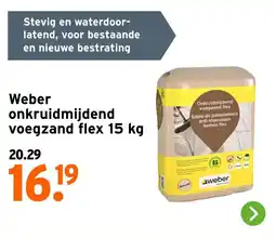 GAMMA Weber onkruidmijdend voegzand flex aanbieding