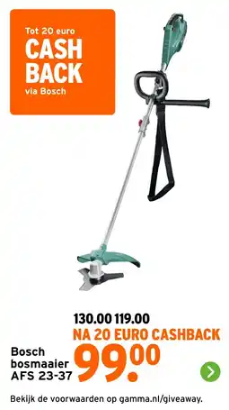 GAMMA Bosch bosmaaier AFS 23-37 aanbieding