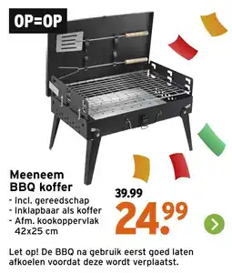 GAMMA Meeneem BBQ koffer aanbieding