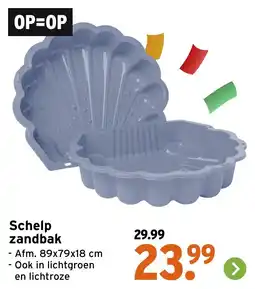 GAMMA Schelp zandbak aanbieding