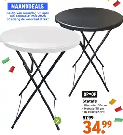 GAMMA Statafel aanbieding