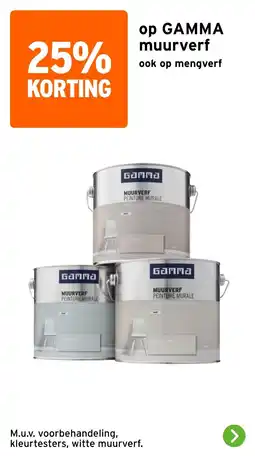 GAMMA GAMMA muurverf aanbieding