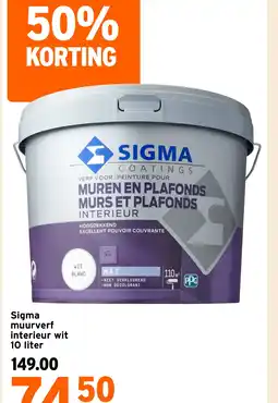 GAMMA Sigma muurverf interieur wit aanbieding