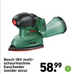 GAMMA Bosch 18V multi- schuurmachine EasySander aanbieding