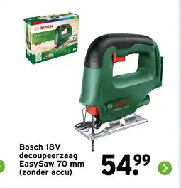 GAMMA Bosch 18V decoupeerzaag aanbieding