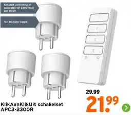 GAMMA KlikAanKlikUit schakelset aanbieding