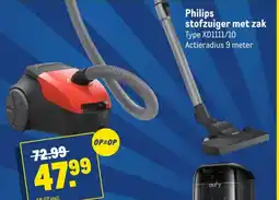Makro Philips stofzuiger met zak aanbieding