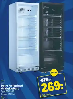 Makro Metro Professional displaykoelkast aanbieding