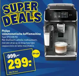 Makro Philips volautomatische koffiemachine aanbieding