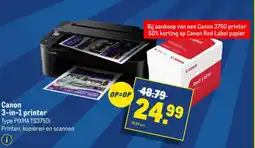 Makro Canon 3-in-1 printer aanbieding