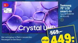 Makro Samsung 75" LCD smart-tv aanbieding