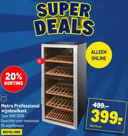 Makro Metro Professional wijnkoelkast aanbieding