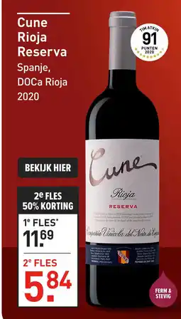 Gall & Gall Cune Rioja Reserva aanbieding