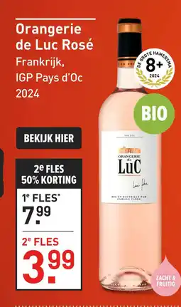Gall & Gall Orangerie de Luc Rosé aanbieding