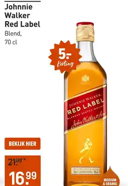 Gall & Gall Johnnie walker. red label aanbieding