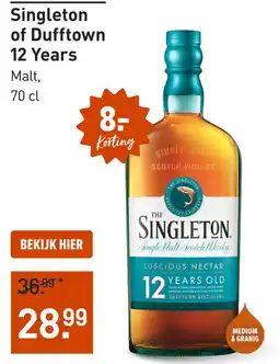 Gall & Gall Singleton of Dufftown 12 Years aanbieding