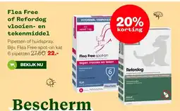 Welkoop Flea Free of Refordog vlooien- en tekenmiddel aanbieding