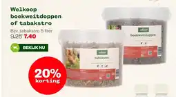 Welkoop Welkoop boekweitdoppen of tabakstro aanbieding