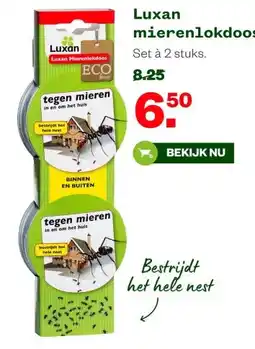 Welkoop Luxan mierenlokdoos aanbieding