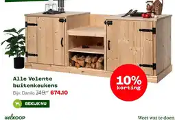 Welkoop Alle Volente buitenkeukens aanbieding