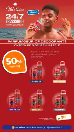 Trekpleister Old Spice aanbieding