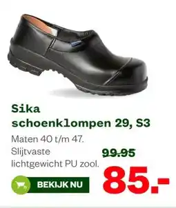Welkoop Sika schoenklompen 29, S3 aanbieding