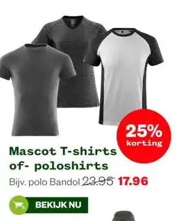 Welkoop Mascot T-shirts of-poloshirts aanbieding