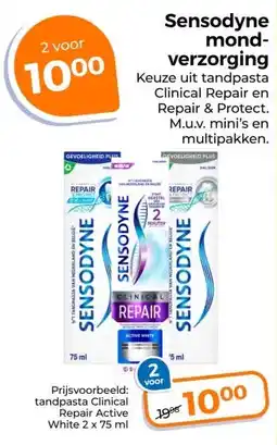 Trekpleister Sensodyne mond- verzorging aanbieding
